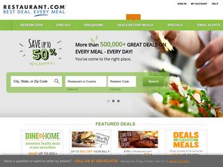 restaurant.com screenshot