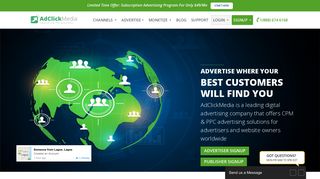 adclickmedia.com screenshot