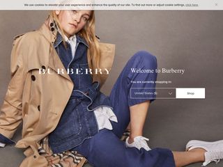 burberry.com screenshot