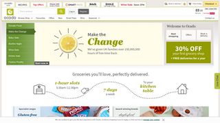 ocado.com screenshot