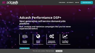 adcash.com screenshot