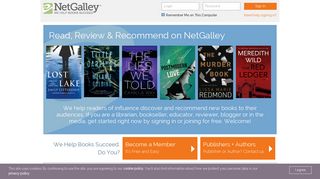 netgalley.com screenshot
