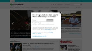 globalvoicesonline.org screenshot