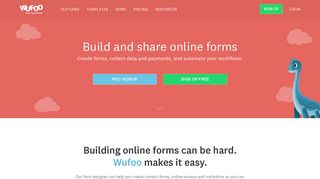 wufoo.com screenshot