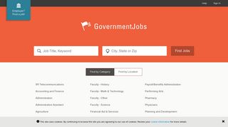 governmentjobs.com screenshot