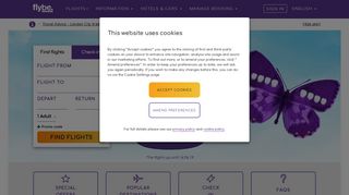 flybe.com screenshot
