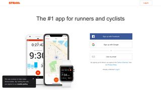 strava.com screenshot