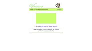vocaroo.com screenshot