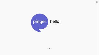 pinger.com screenshot