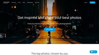 500px.com screenshot
