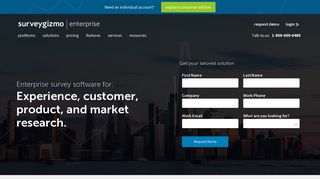 surveygizmo.com screenshot