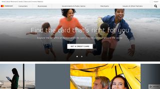mastercard.com screenshot