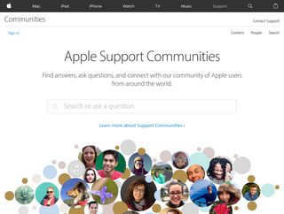 discussions.apple.com screenshot