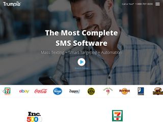 trumpia.com screenshot