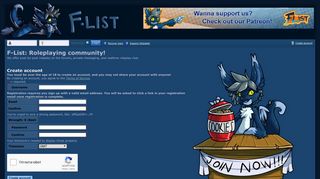 f-list.net screenshot