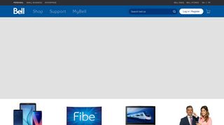 bell.ca screenshot
