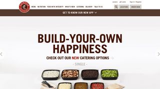 chipotle.com screenshot