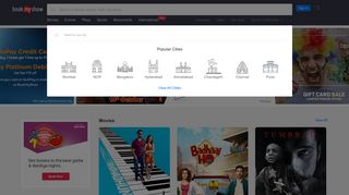 bookmyshow.com screenshot