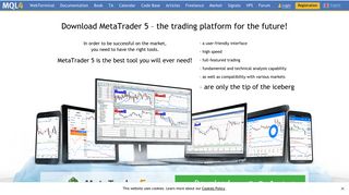 mql4.com screenshot
