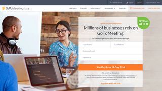 gotomeeting.com screenshot