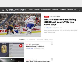 operationsports.com screenshot