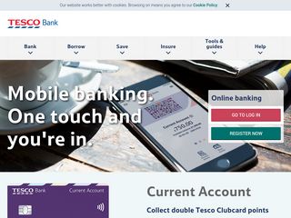 tescobank.com screenshot