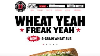 jimmyjohns.com screenshot