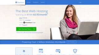 bluehost.com screenshot