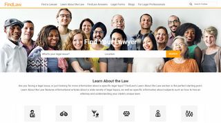 findlaw.com screenshot