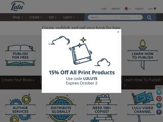 lulu.com screenshot
