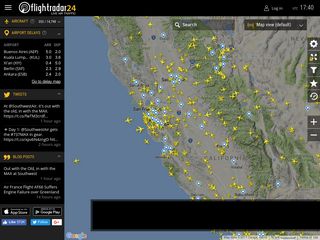 flightradar24.com screenshot