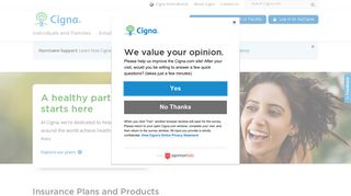 cigna.com screenshot