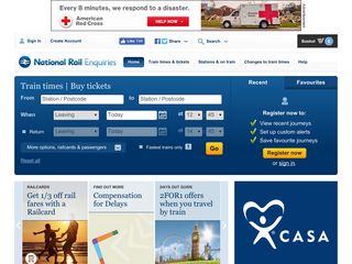 nationalrail.co.uk screenshot