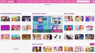 girlsgogames.com screenshot