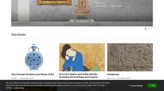 christies.com screenshot