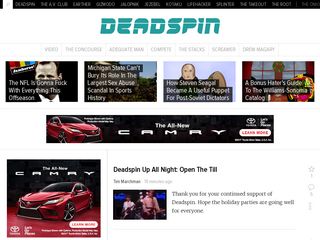 deadspin.com screenshot