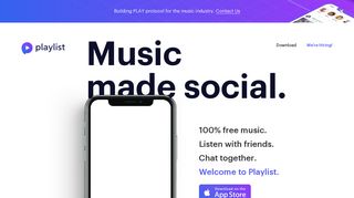 playlist.com screenshot