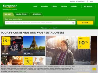 europcar.com screenshot