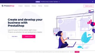 prestashop.com screenshot