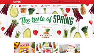coles.com.au screenshot