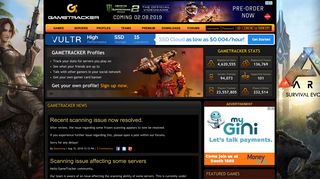 gametracker.com screenshot
