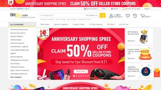 dhgate.com screenshot