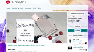 fragrantica.com screenshot