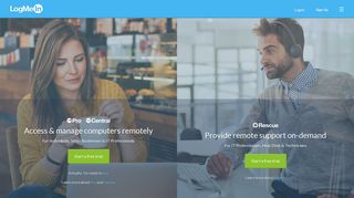 logmein.com screenshot