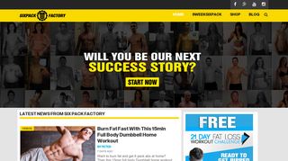sixpackfactory.com screenshot