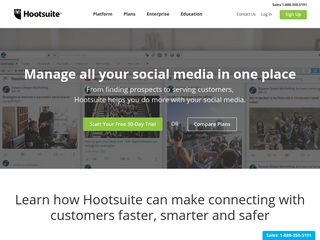 hootsuite.com screenshot