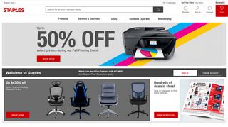 staples.com screenshot