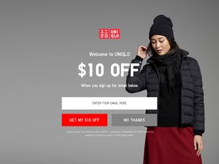 uniqlo.com screenshot