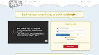 friendorfollow.com screenshot