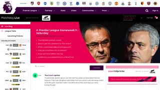 premierleague.com screenshot